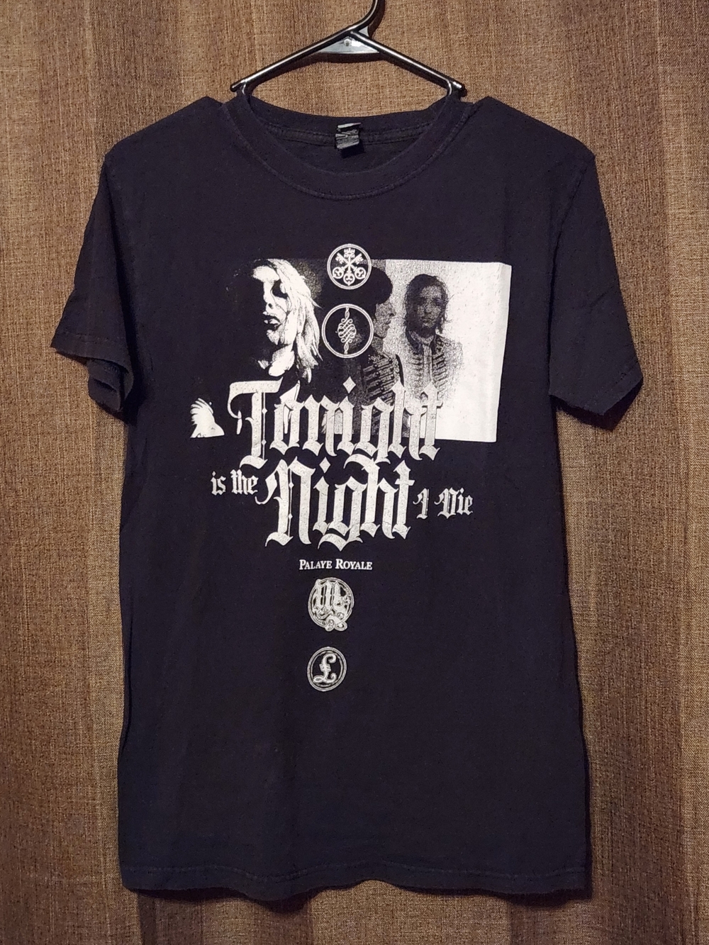 Hot Topic Palaye Royale Black Graphic 'Tonight Is the Night' Band Tee